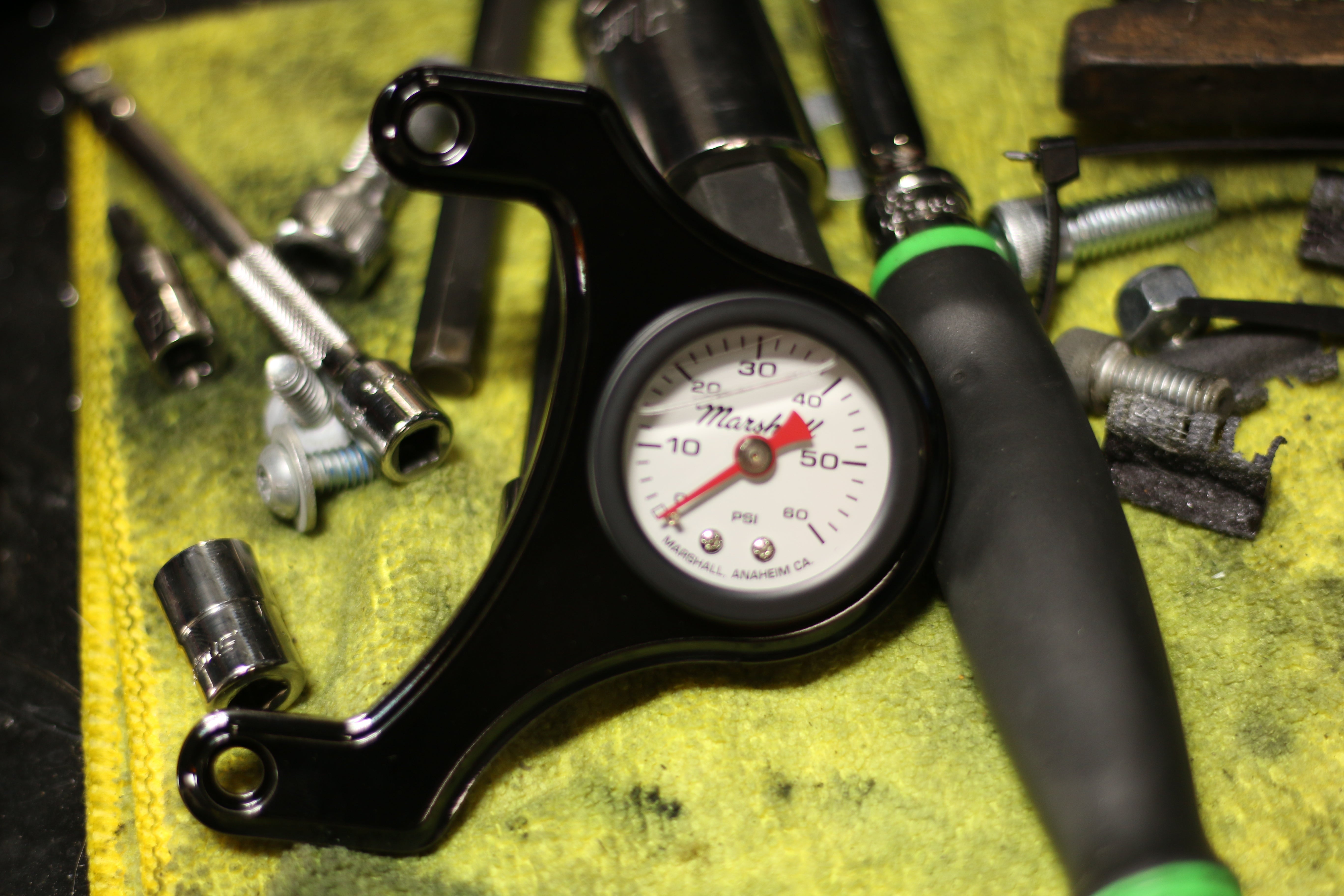 A1 Cycles, A1 Cycles Oil Pressure Gauge - M8