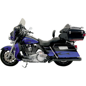 Bassani, BASSANI - PSEUDO LEFT SIDE MUFFLER FOR ROAD RAGE II MEGAPOWER SYSTEM - BLACK