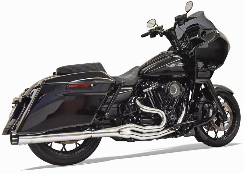 Bassani, BASSANI - ROAD RAGE 2:1 HIGH HORSEPOWER EXHAUST SYSTEM - CHROME