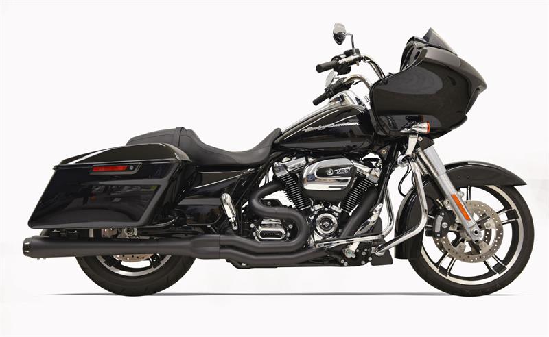 Bassani, BASSANI - ROAD RAGE B4 2:1 EXHAUST SYSTEM - BLACK, MEGAPHONE