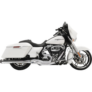 Bassani, BASSANI - ROAD RAGE B4 2:1 EXHAUST SYSTEM - CHROME, MEGAPHONE