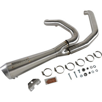 Bassani, BASSANI - ROAD RAGE II SHORT 2:1 EXHAUST SYSTEM - STAINLESS STEEL