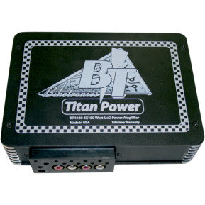 Biketronics, BIKETRONICS COMPACT TITAN 4-CHANNEL AUDIO AMPLIFIER