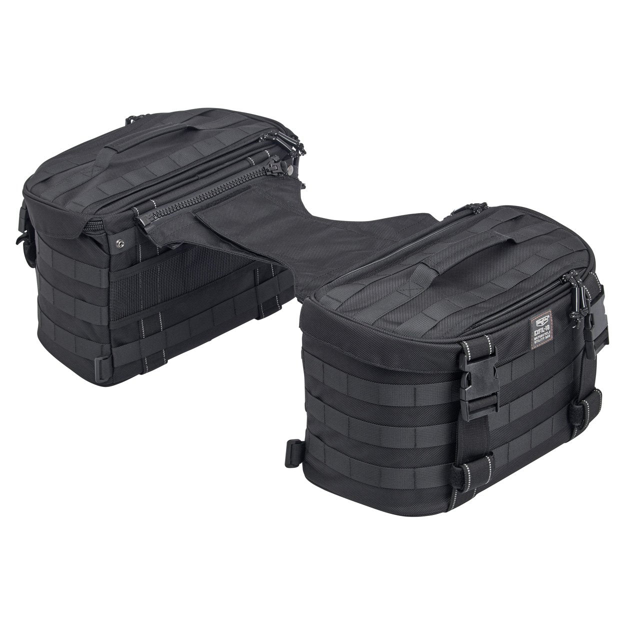 Biltwell Inc., BILTWELL - EXFIL-18 SADDLEBAGS - BLACK