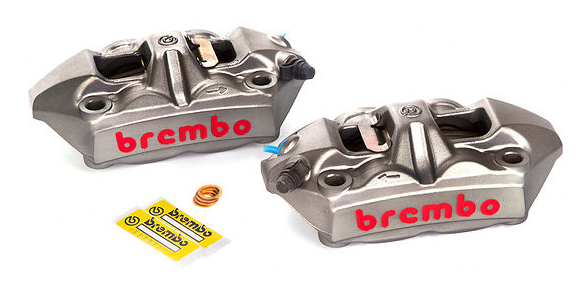 BREMBO, BREMBO M4 FRONT CALIPER SET - RADIAL MOUNT - TITANIUM GREY