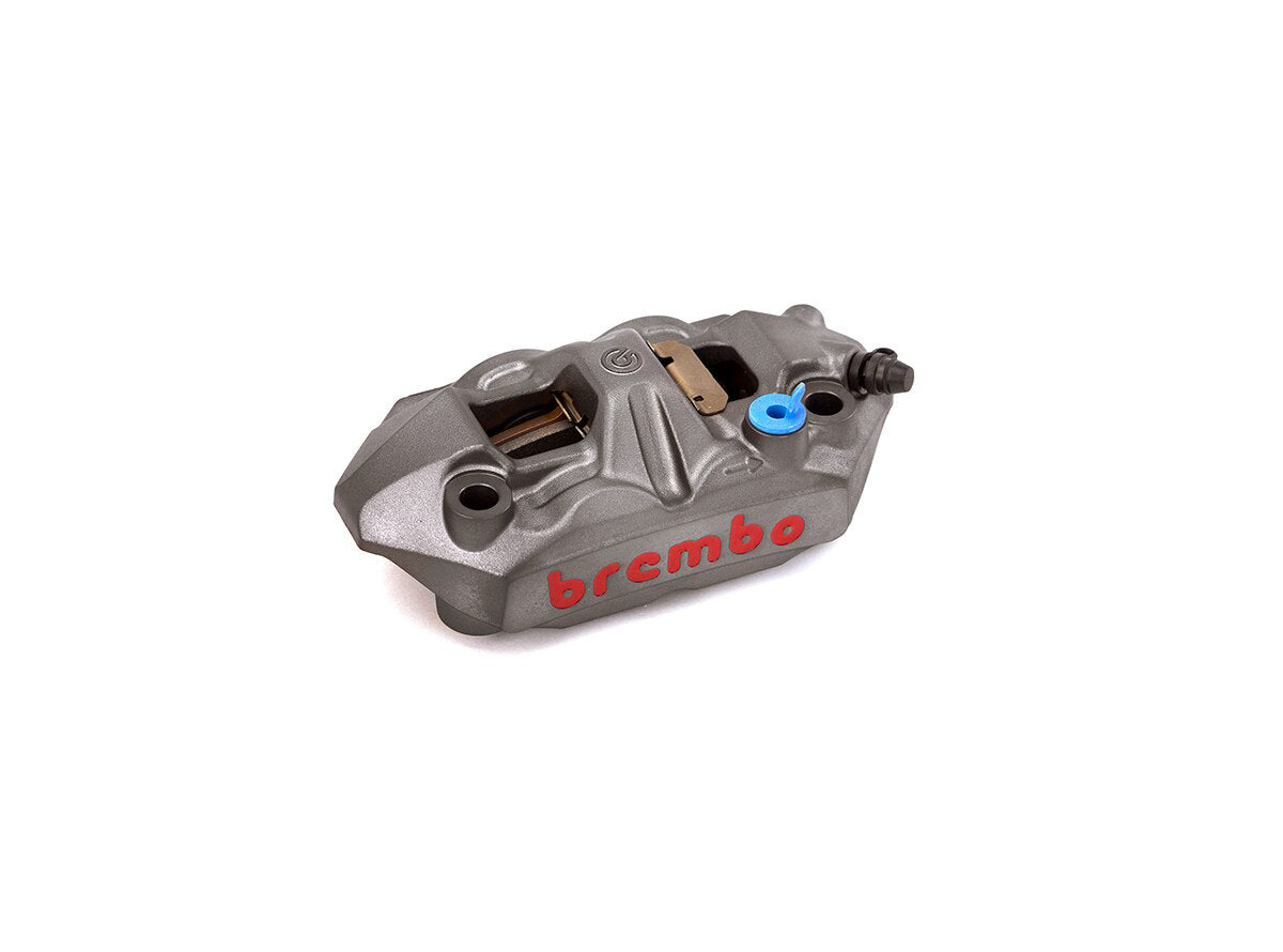 BREMBO, BREMBO M4 RADIAL MOUNT CALIPER - SINGLE - TITANIUM GREY