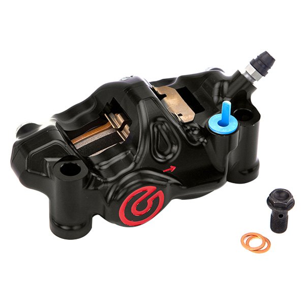 BREMBO, BREMBO - SINGLE BRAKE CALIPERS - .484 CAFE - 108MMRADIAL MOUNT - BLACK