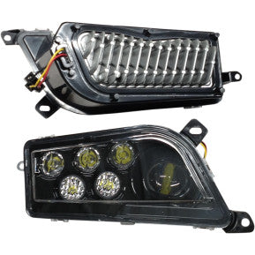 BRITE-LITES, BRITE-LITES - 2 PIECE LED HEADLIGHT CONVERSION KIT - '16-19 RZR