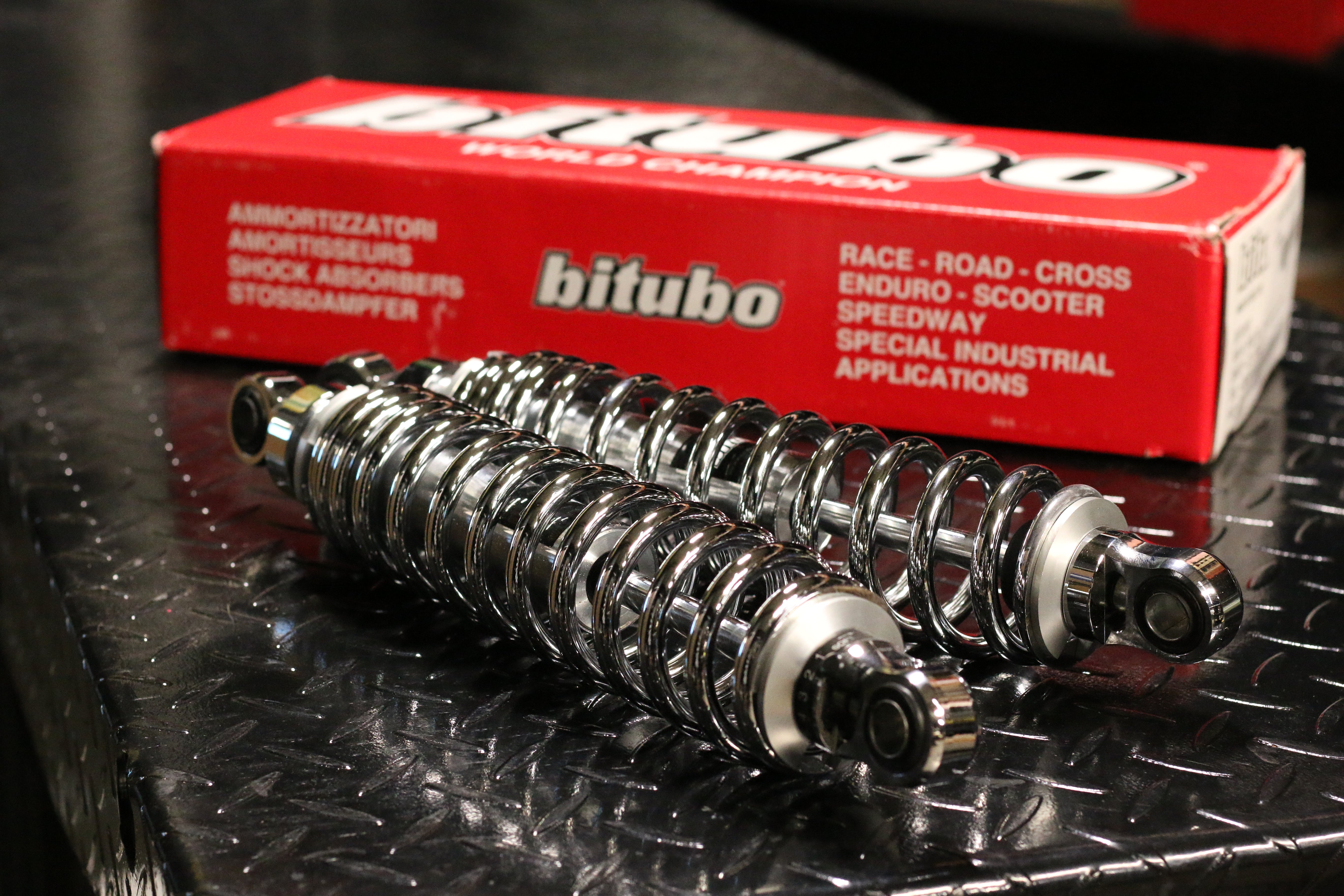 Bitubo, Bitubo WMEo Rear Shocks - Chrome