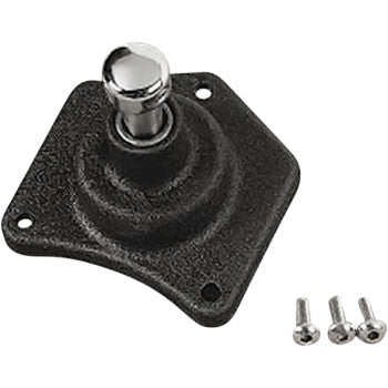 CUSTOM CYCLE ENGINEERING, CUSTOM CYCLE ENGINEERING - SOLENOID END COVER WITH STARTER BUTTON - BLACK - 1.2/1.4 KILOWATT