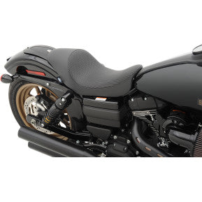 drag, DRAG - 3/4 LOW SOLO SEAT - BASKETWEAVE STITCH - '06-17 DYNA