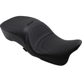 drag, DRAG - BACKREST COMPATIBLE 2-UP LEATHER - MILD STITCHED - '09-'20 TOURING