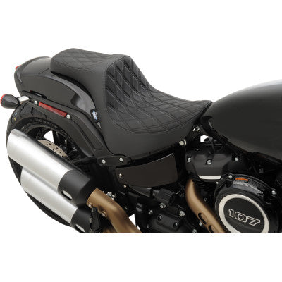 drag, DRAG -  PREDATOR III SEAT - DOUBLE DIAMOND, BLACK THREAD - FXFB