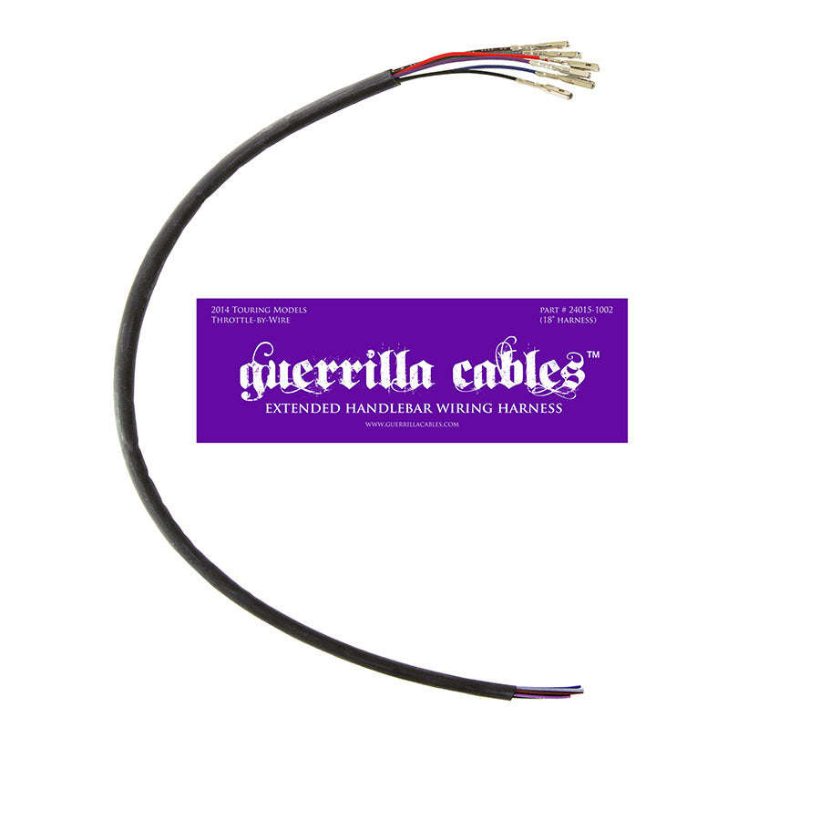 guerrilla cables, GUERRILLA CABLES - 2014-2015 THROTTLE BY WIRE FOR TOURING MODELS