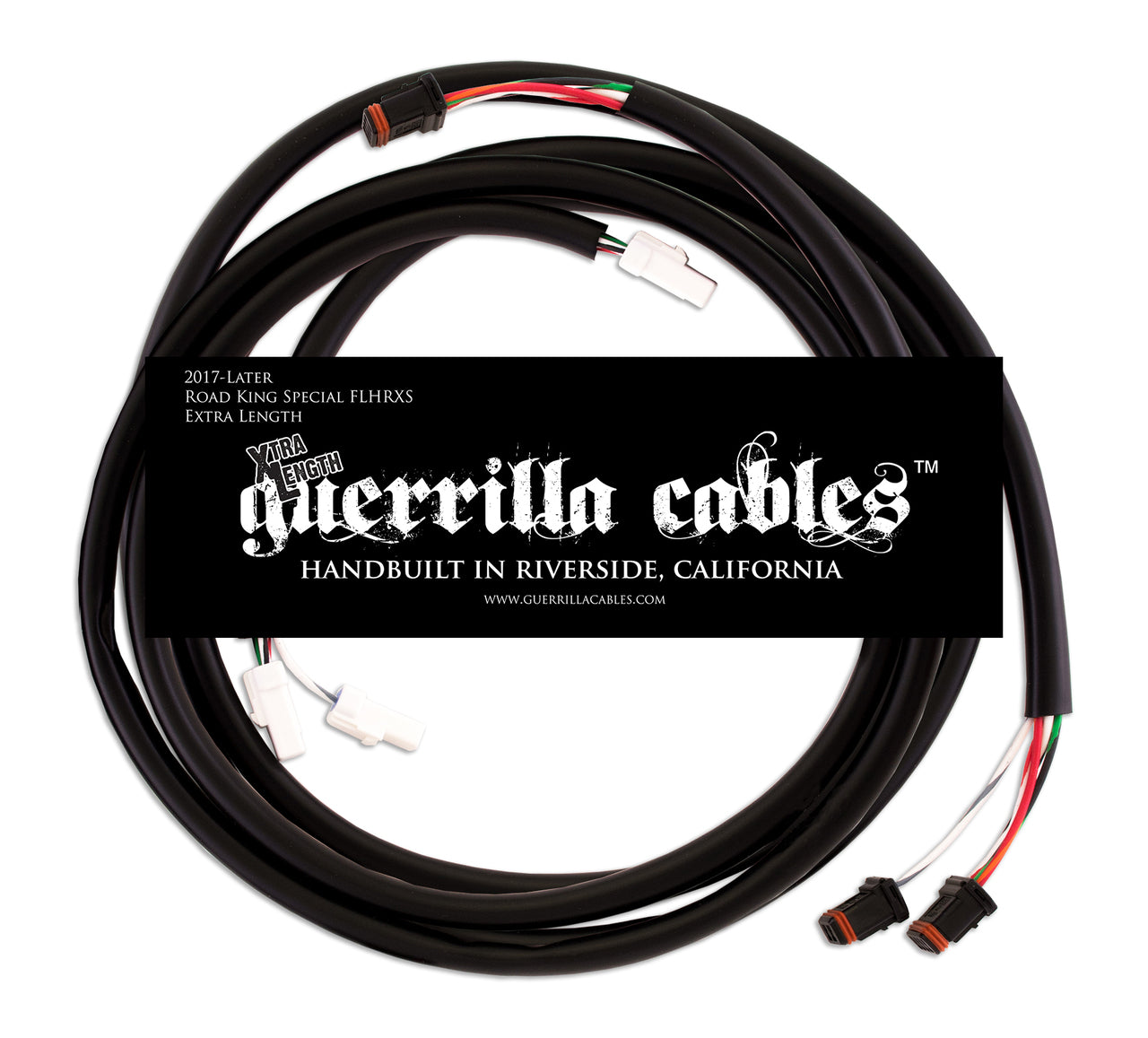 guerrilla cables, GUERRILLA CABLES - 2017-2020 ROAD KING SPECIAL FLHRXS XTRA LENGTH HARNESS