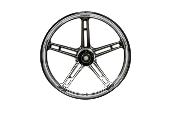 Hofmann Designs, HOFMANN DESIGNS - CHROME SIGNATURE SERIES 5 SPOKE FRONT WHEEL