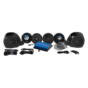 Hogtunes, HOGTUNES 200-WATT AMP/SIX SPEAKER KIT