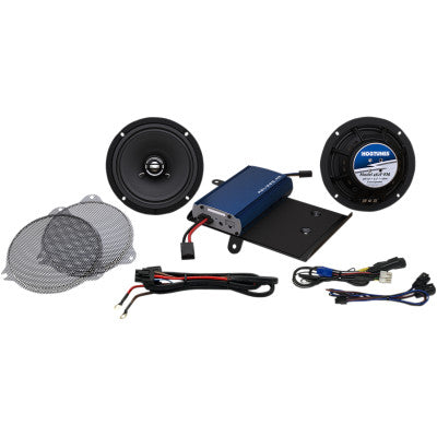 Hogtunes, Hogtunes Front Speaker Kit - 225-Watt Amp