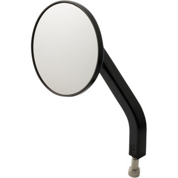 Joker Machine, JOKER MACHINE - No. 7 ROUND MIRROR - BLACK - LEFT - 3 1/4" - OE SOLID