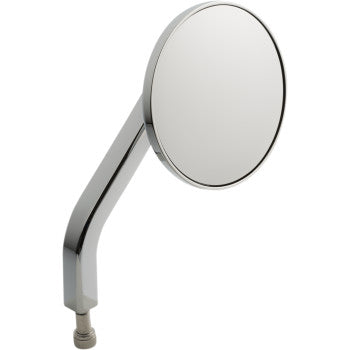 Joker Machine, JOKER MACHINE - No. 7 ROUND MIRROR - CHROME - RIGHT - 3 1/4" - OE SOLID