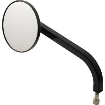 Joker Machine, JOKER MACHINE - No. 7 ROUND MIRROR - LEFT - BLACK - 3 1/4" - STANDARD