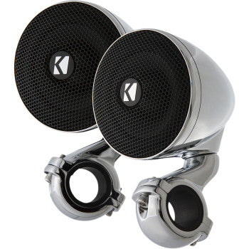 Kicker, KICKER - MINI SPEAKERS 2 OHM - CHROME