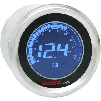 KOSO NORTH AMERICA, KOSO - DL-01V VOLT METER - CHROME