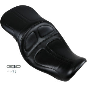 LaPera, L PERA - MAVERICK 2-UP SEAT - BLACK STITCH - '06-17 DYNA