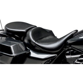 LaPera, LE PERA - AVIATOR SEAT W/ PILLION PAD - BLACK SMOOTH, WIDE - '08-'20 TOURING