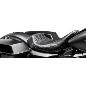 LaPera, LE PERA - BARE BONES SOLO SEAT - BLACK DIAMOND STITCH - '08-'21 TOURING