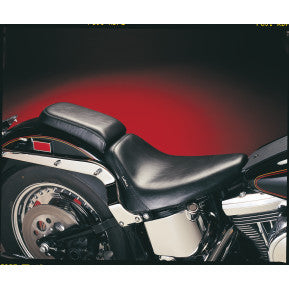 LaPera, LE PERA - BARE BONES SOLO SEAT - BLACK, SMOOTH WITH BIKER GEL - '00-07 SOFTAIL