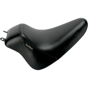 LaPera, LE PERA - BARE BONES UPFRONT SOLO SEAT - BLACK, SMOOTH - '08-17 EFI FLSTNI & EFI FLSTCI