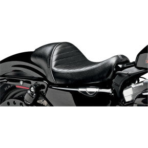 LaPera, LE PERA - CAFE STUBS SOLO SEAT - TUCK AND ROLL STITCH, BLACK - '04-20 XL