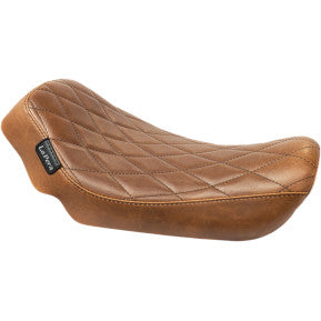 LaPera, LE PERA - STREAKER SEAT - BROWN, DIAMOND STITCH - '06-14 DYNA