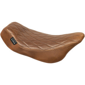 LaPera, LE PERA - STREAKER SOLO SEAT - BROWN DIAMOND STITCH - '08-'21 TOURING