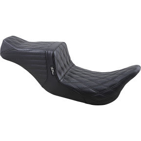 LaPera, LE PERA - TAILWHIP SEAT - BLACK DOUBLE DIAMOND STITCH - '08-'21 TOURING