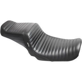 LaPera, LE PERA - TAILWHIP SEAT - BLACK, PILLOW TOP TUCK AND ROLL - '06-17 DYNA