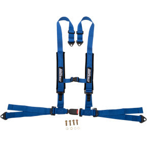 MOOSE UTILITY, MOOSE UTILITY - UTV SEAT HARNESS - 4 POINT, 2X2 - BLUE