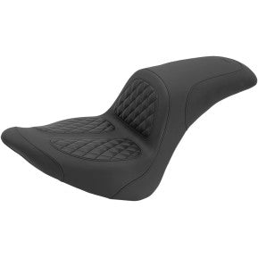 Mustang, MUSTANG - DAVE PEREWITZ SIGNATURE SERIES FASTBACK 2-UP SEAT - '01-17 SOFTAIL