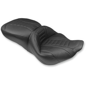 Mustang, MUSTANG - DELUXE SUPER TOURING SEAT - BLACK - '06-07 TOURING