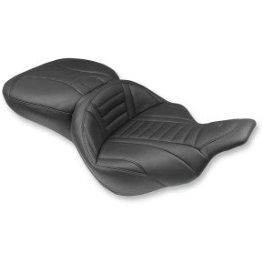 Mustang, MUSTANG - DELUXE SUPER TOURING SEAT - BLACK - '99-07 TOURING