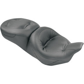 Mustang, MUSTANG - ONE-PIECE ULTRA TOURING SEAT - REGAL STYLE W/ NO STUDS - '08-20 TOURING