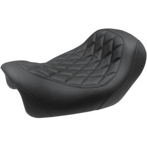 Mustang, MUSTANG - WIDE TRIPPER SEAT - BLACK, DIAMOND STITCH - '14-17 FXDF