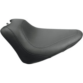 Mustang, MUSTANG - WIDE TRIPPER SOLO SEAT - BLACK, VINTAGE - '11-17 FXS, FLS, FLSS