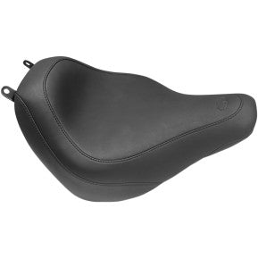 Mustang, MUSTANG - WIDE TRIPPER SOLO SEAT - FRONT - BLACK, VINTAGE - '18-20 FLDE, FLHC, & FLHCS