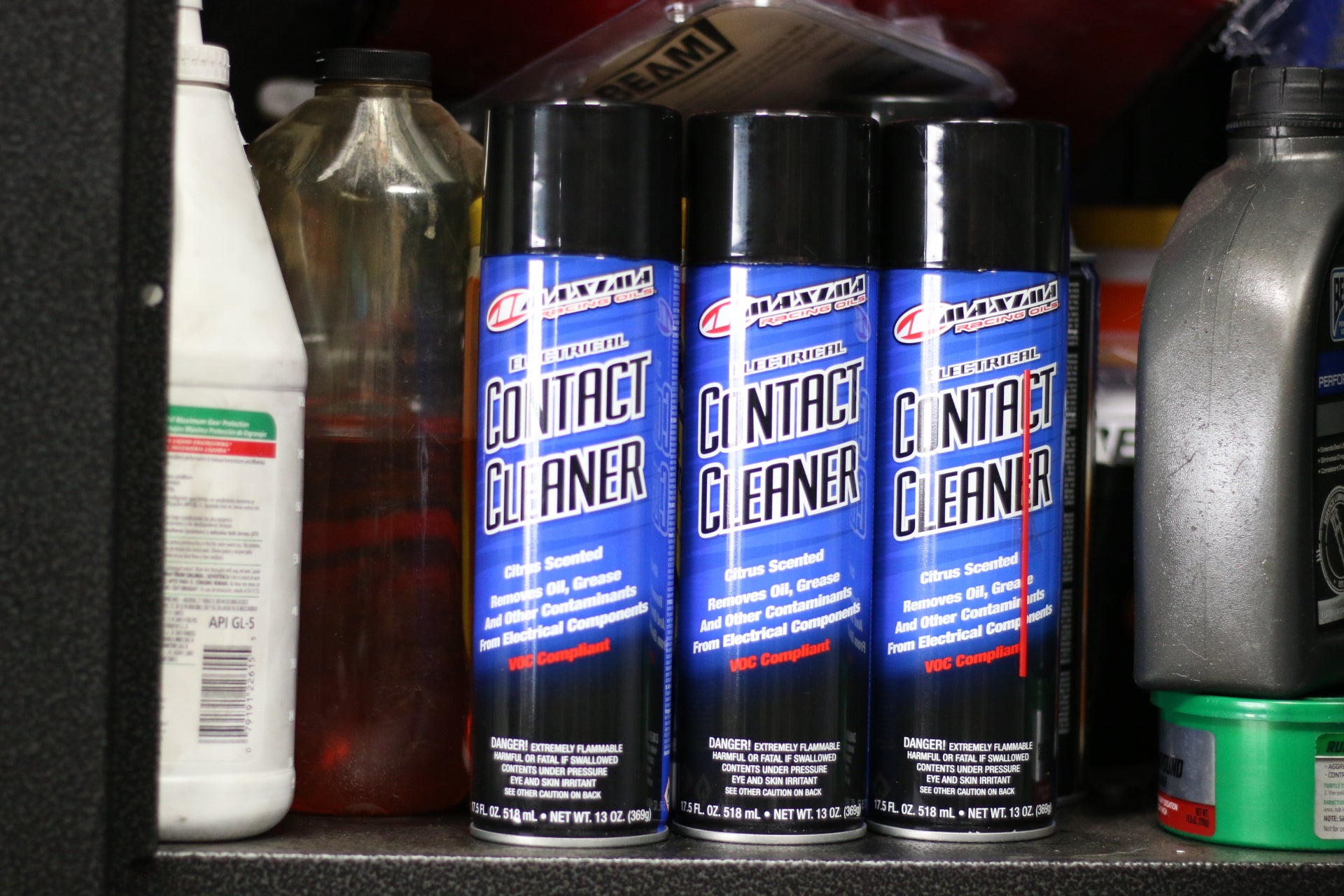 Maxima Racing Oil, Maxima Contact Cleaner