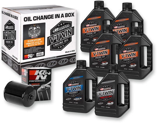 Maxima Racing Oil, Maxima Racing Oil Change Kit - Evo - Non Synthetic