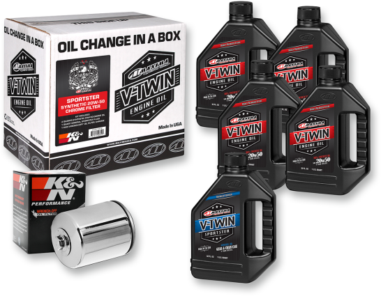 Maxima Racing Oil, Maxima Racing Oil Change Kit - Sportster - Synthetic