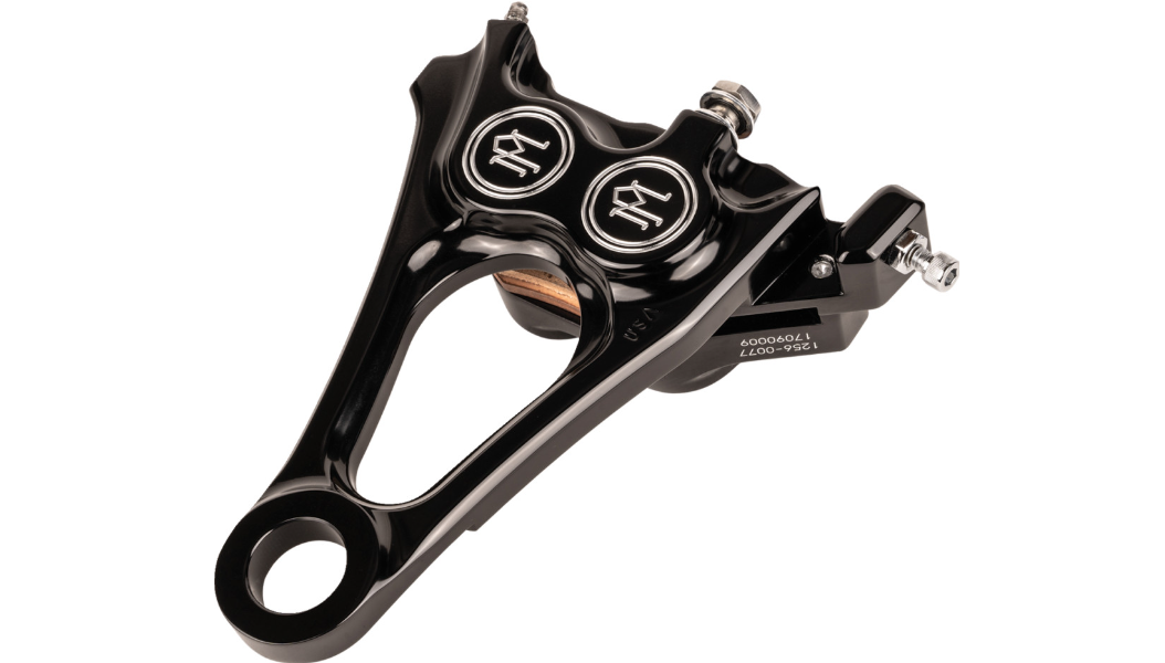 Performance Machine, PERFORMANCE MACHINE 4-Piston Differential-Bore Rear Caliper, 2018+ SOFTAIL