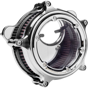 Performance Machine, PERFORMANCE MACHINE - VISION AIR CLEANER - CHROME - '91-21 SPORTSTER